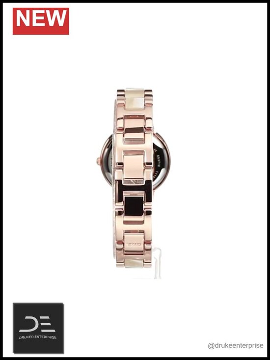 Women\'s Quartz Stainless Steel Three-Hand Watch with Crystal Accents main image 6